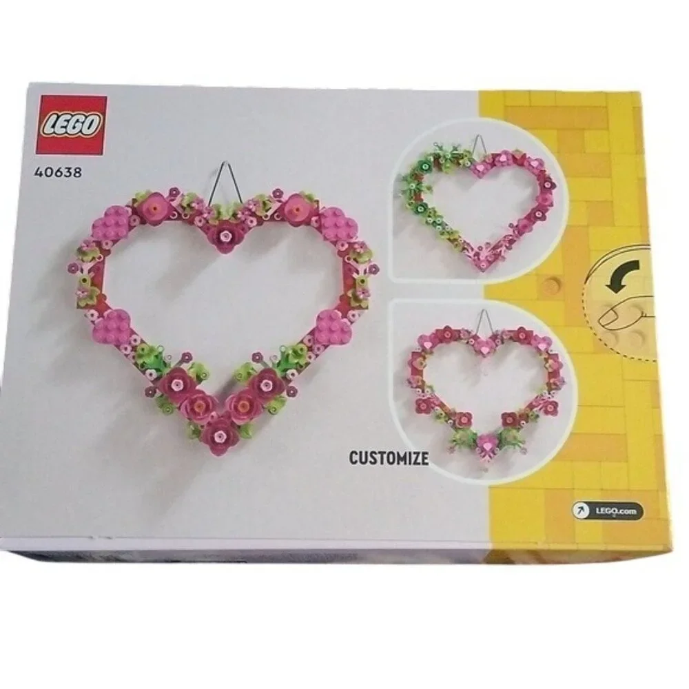 Lego Valentines 40638 Heart Ornament Gift Box Set - Picture 3 of 3